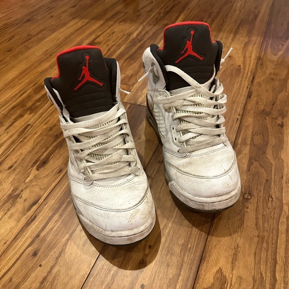 Jordan Retro 5s size 11.5 - White Cement - Picture 6 of 7